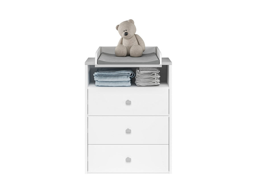Kommode mit Wickelaufsatz – LOEN – Stilvolle Organisation für die Babyzeit