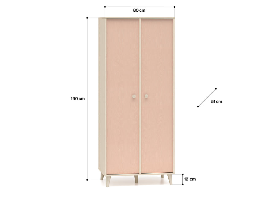 Kleiderschrank – MEVEL 02 – Eleganter Kleiderschrank für moderne Räume