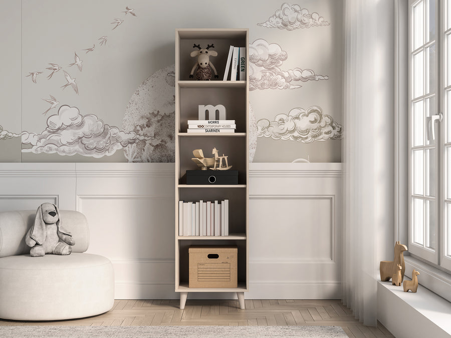 Regal – MEVEL 03 – Modernes Standregal mit Stauraum
