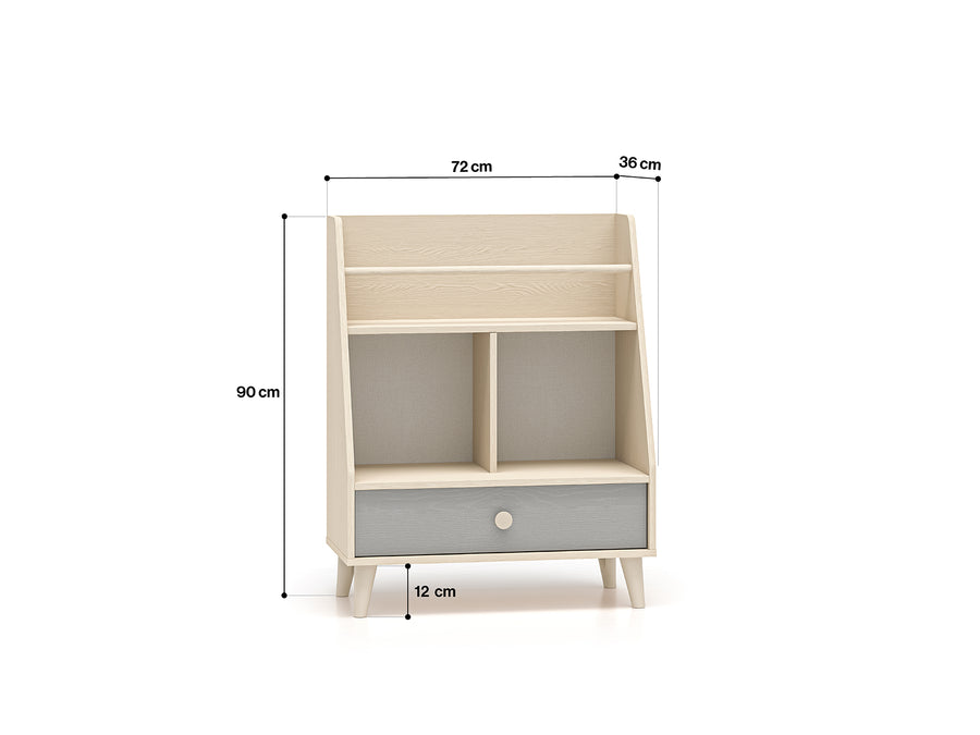 Regal – MEVEL 09 – Kompaktes Design mit Stauraum