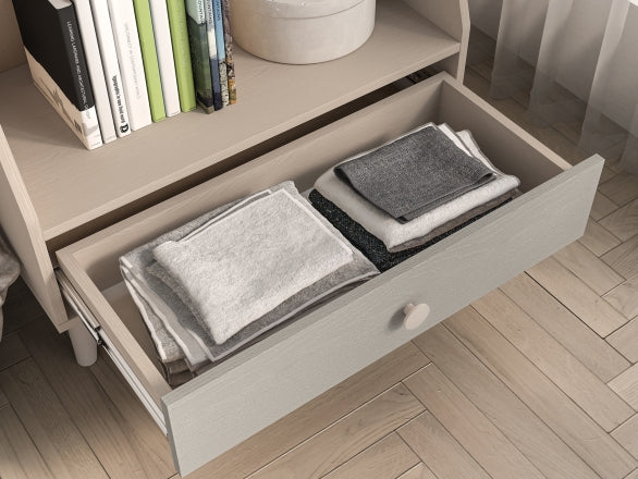 Regal – MEVEL 09 – Kompaktes Design mit Stauraum