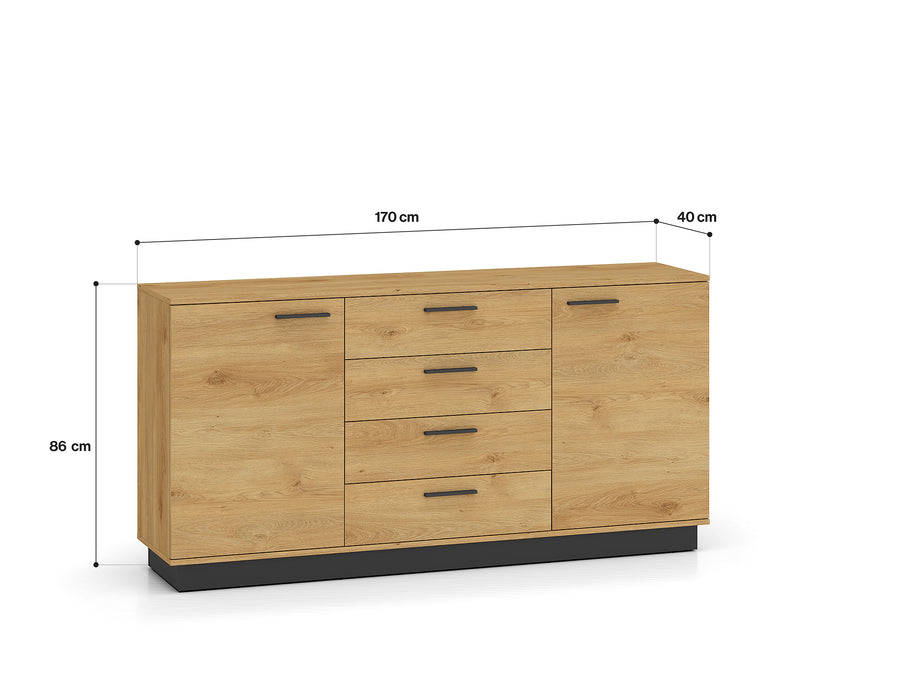 Sideboard – MODESTO 04 – Großzügiger Stauraum für Ihr modernes Zuhause