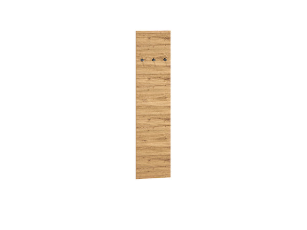 NEVIO 07 Garderobenleiste – 145 cm – Schmaler Wandgarderobe mit Holzoptik
