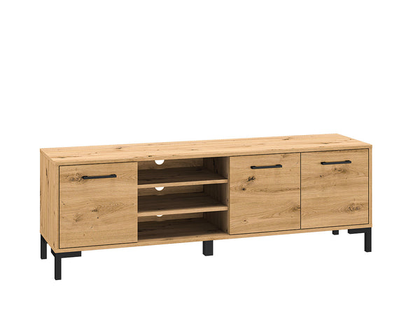 NEVIO 20 TV-Schrank – 155 cm – Moderner Lowboard mit Holzoptik