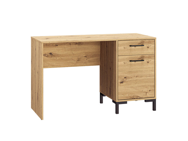 NEVIO 23 Schreibtisch – 120 cm – Moderner Computertisch mit Holzoptik