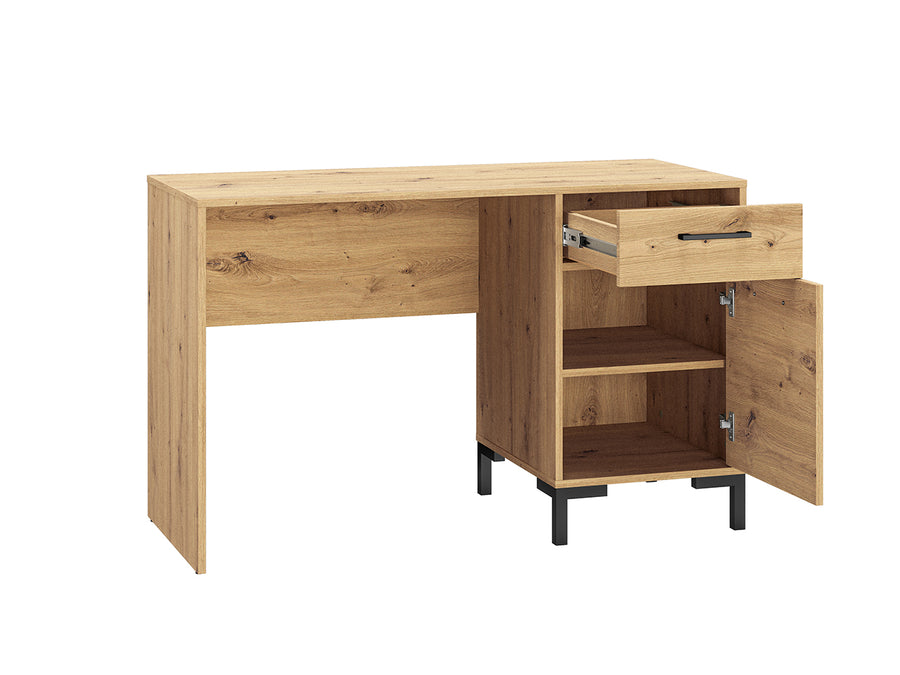 Schreibtisch – NEVIO 23 – Moderner Computertisch mit Holzoptik