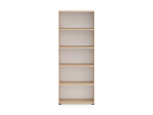 Büroregal – ODELIS 02 – Offenes Regal für Akten und Unterlagen in hellem Holz-Design