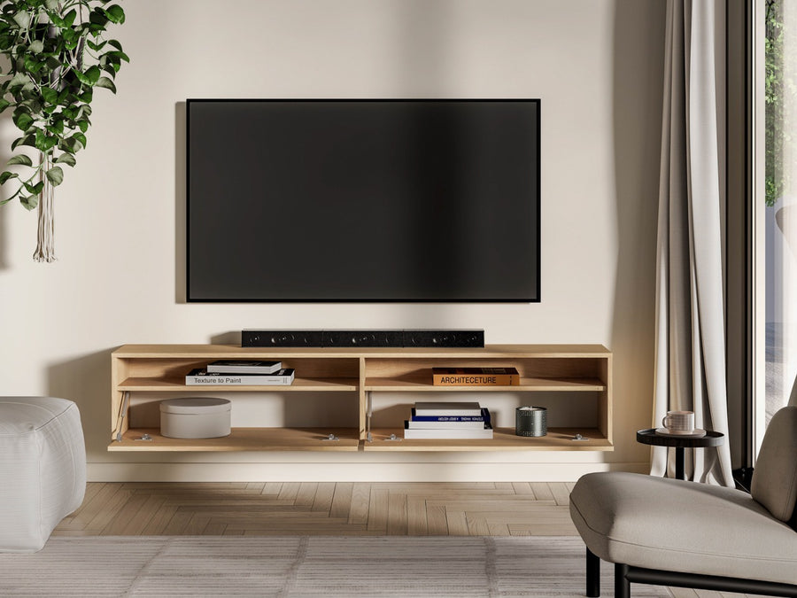 TV Lowboard – REYNOS 07 – Minimalistisches Design für schwebende Optik