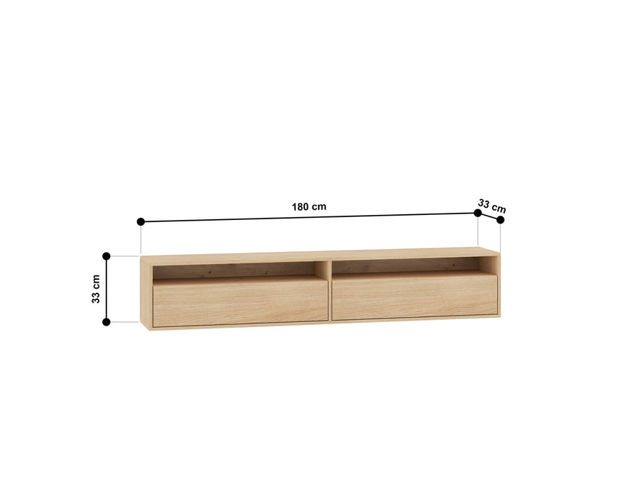 TV Lowboard – REYNOS 07 – Minimalistisches Design für schwebende Optik