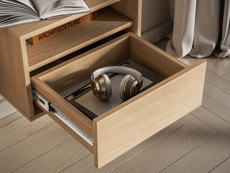 Nachtschrank – REYNOS 08 – Minimalistisches Design für schwebende Optik
