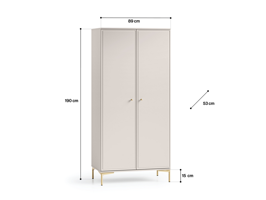 Kleiderschrank – SANDRO 01 – Elegante Stauraumlösung für Ihr Zuhause