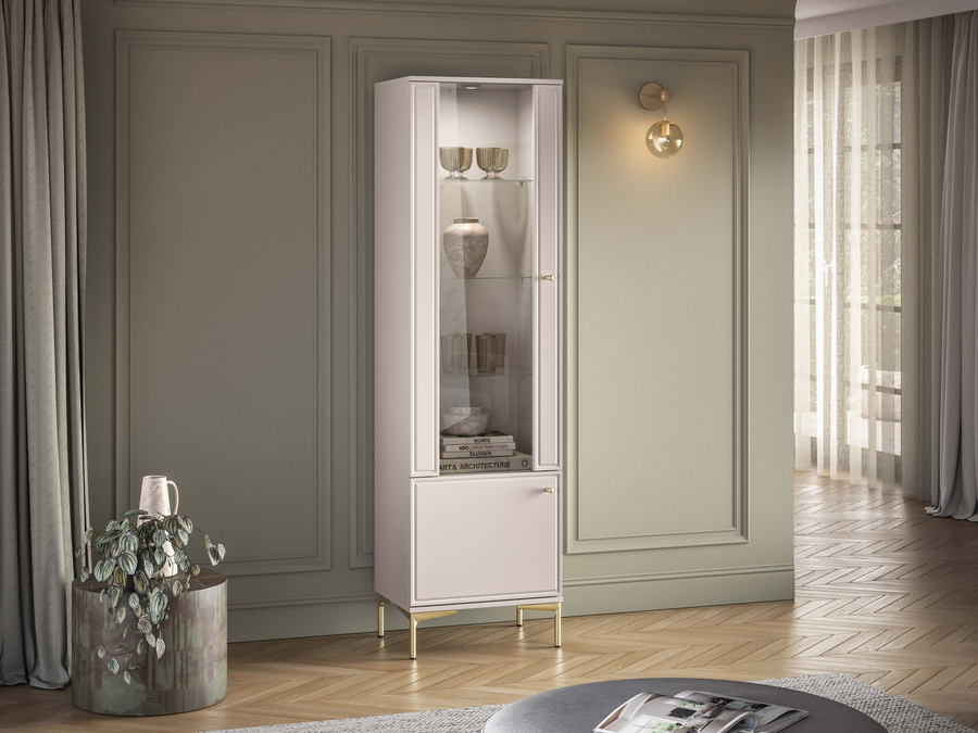 Vitrine – SANDRO 02 – Elegante Stauraumlösung für Ihr Zuhause