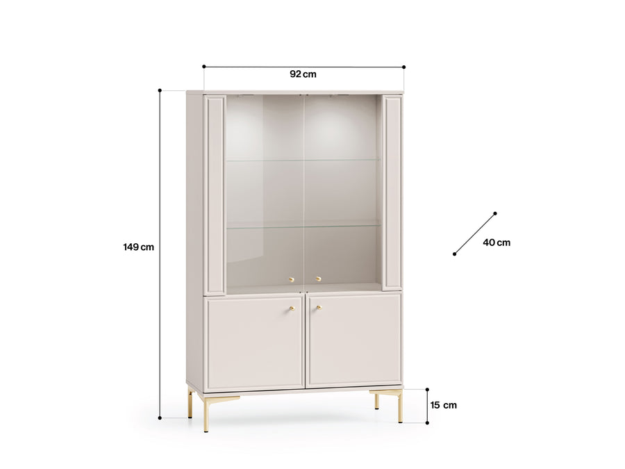 Vitrine – SANDRO 03 – Design und Funktion perfekt vereint
