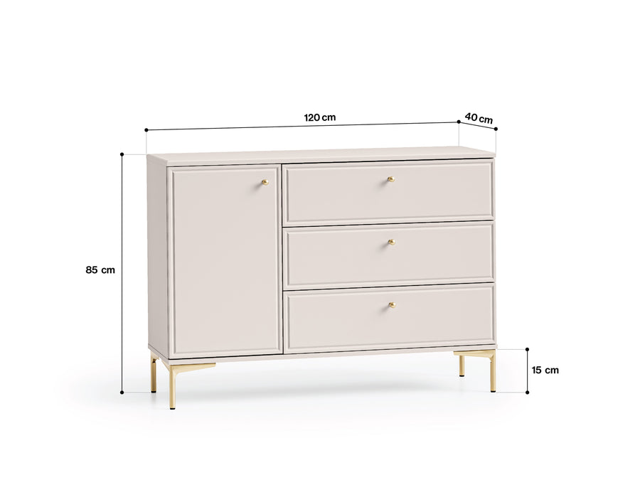 Kommode – SANDRO 05 – Kompakte Stauraumlösung in elegantem Design