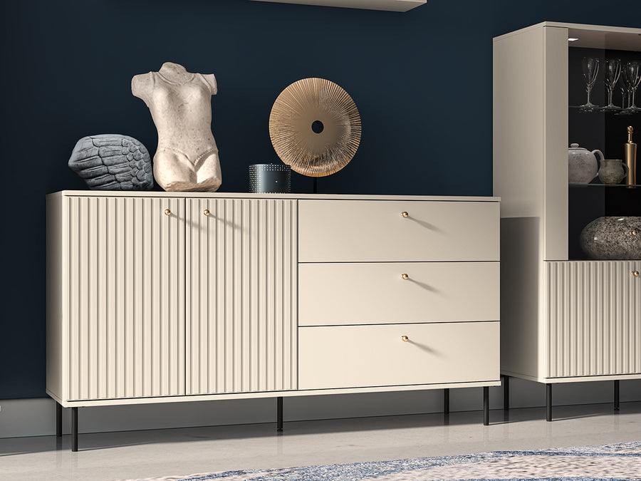 Kommode – SOPHIE – Moderne Anrichte mit Schubladen und Türen