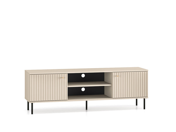 SOPHIE 06 TV-Lowboard – 160 cm – Modernes Fernsehmöbel mit Stauraum und offenen Fächern