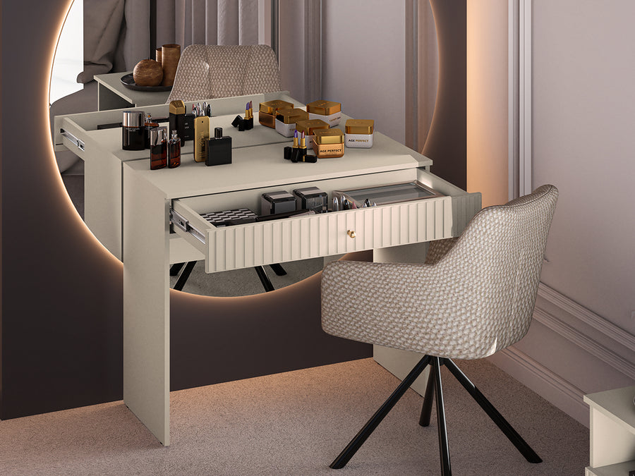 Schminktisch – SOPHIE 0801 – Moderner Frisiertisch mit Schublade und Ablagefläche