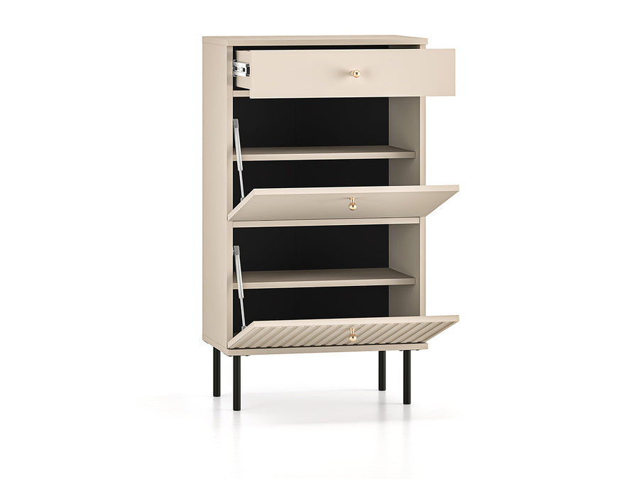 Schuhschrank – SOPHIE 13 – Moderner Flurschrank mit eleganter Frontgestaltung