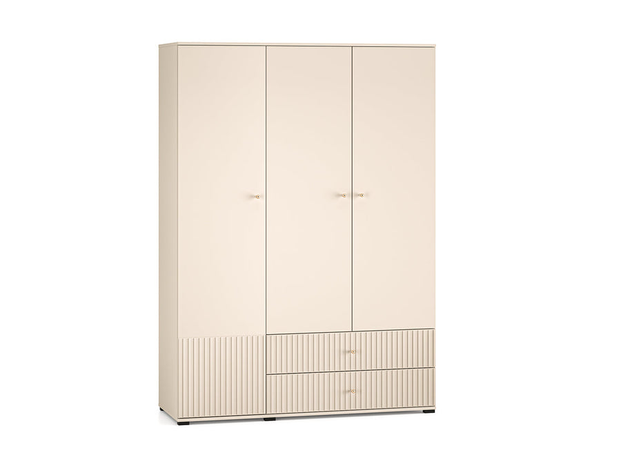 Kleiderschrank – SOPHIE 22 – Moderner Drehtürenschrank mit Schubladen und MDF-Front