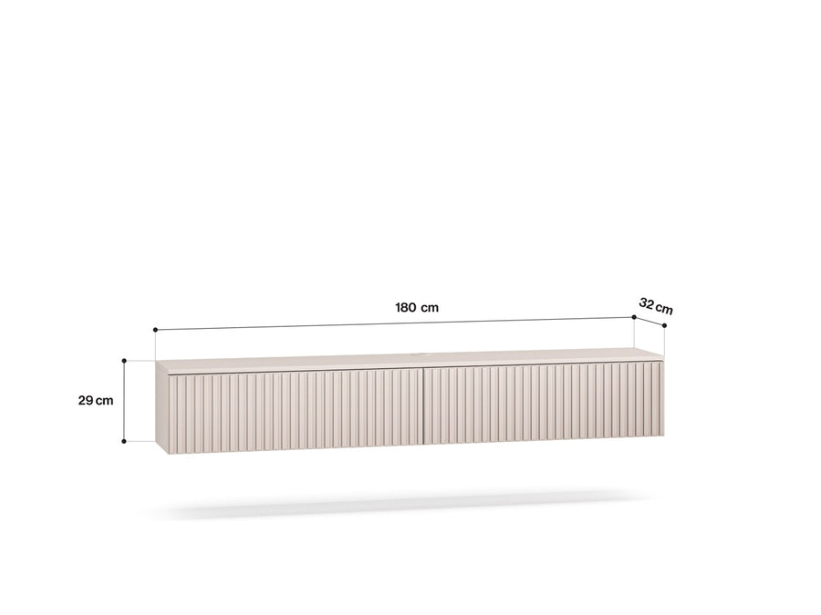 Hängendes TV Board – SOPHIE 28 – Schwebendes Design für modernes Entertainment