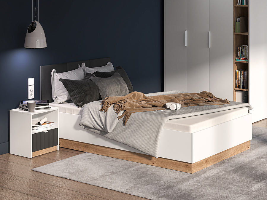 Bett – TORINO 1201 – Modernes Bett mit Stauraum