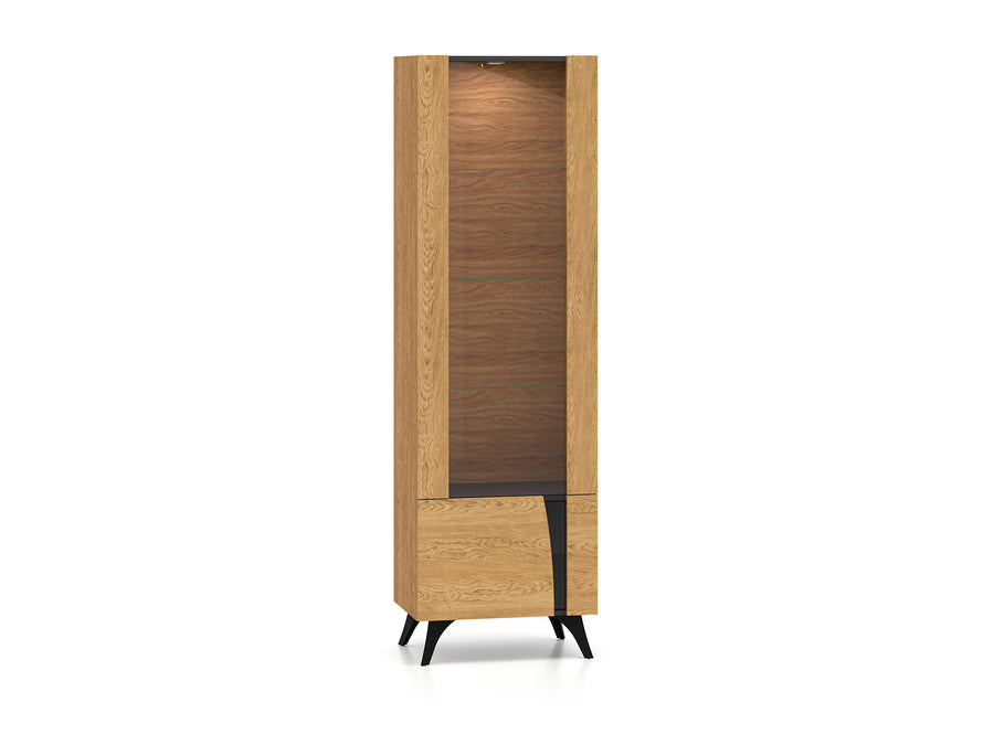Standvitrine – TOSCANIA 02 – Modernes Design mit eleganter Glasfront