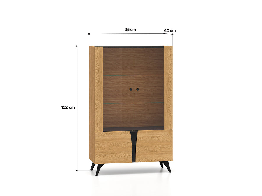 Vitrine – TOSCANIA 03 – Stilvolle Präsentation und moderner Stauraum