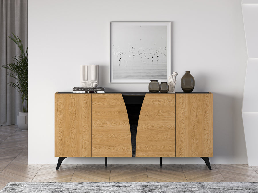 Sideboard – TOSCANIA 04 – Moderner Stauraum mit eleganter Holzoptik