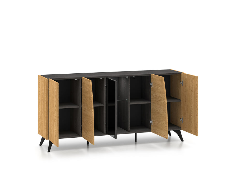 Sideboard – TOSCANIA 04 – Moderner Stauraum mit eleganter Holzoptik