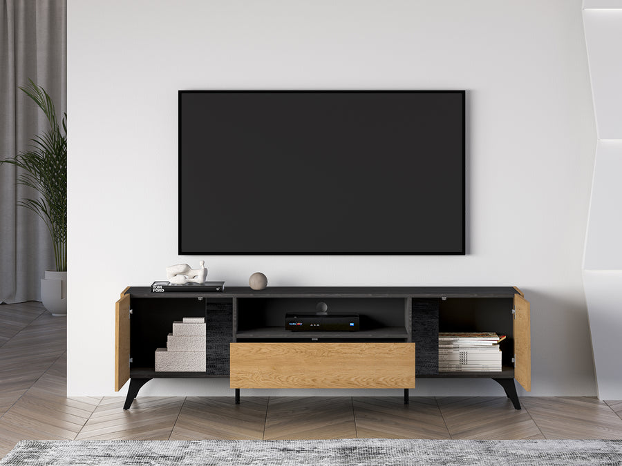 TV-Lowboard – TOSCANIA 06 – Modernes Design mit praktischem Stauraum
