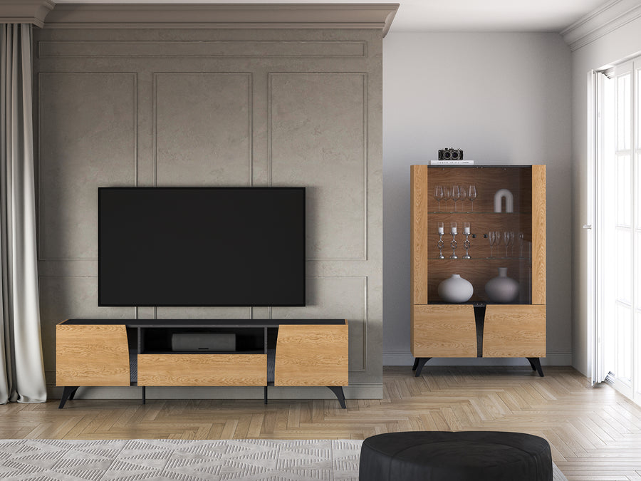 TV-Lowboard – TOSCANIA 06 – Modernes Design mit praktischem Stauraum