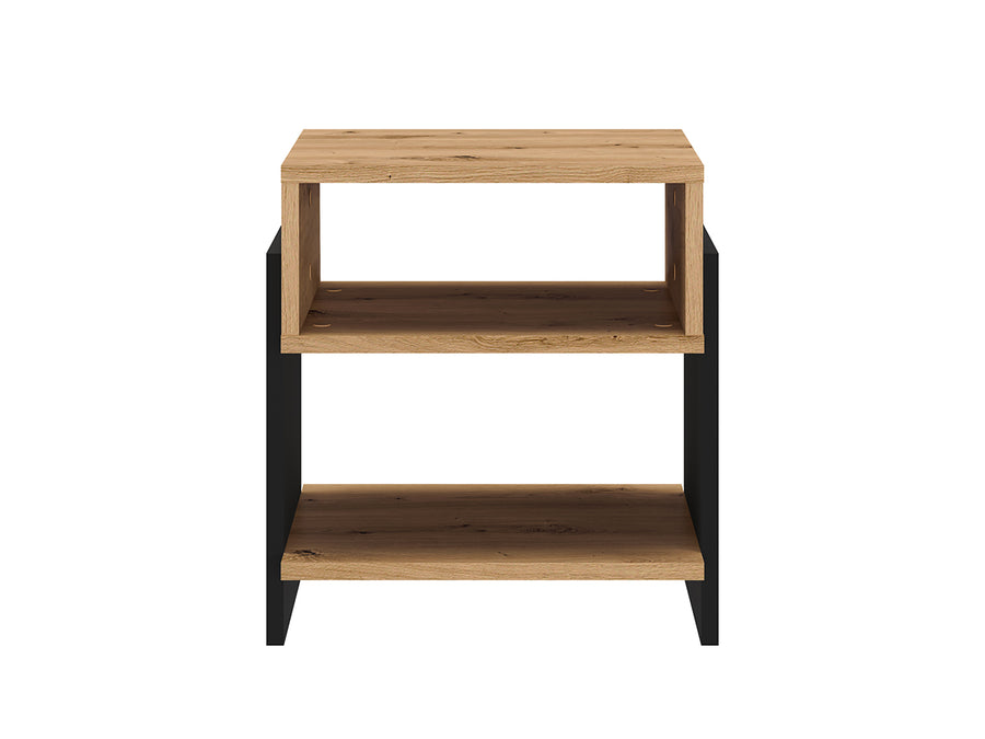 Nachttisch – TRIS 01 – Moderner Beistelltisch mit Holzoptik