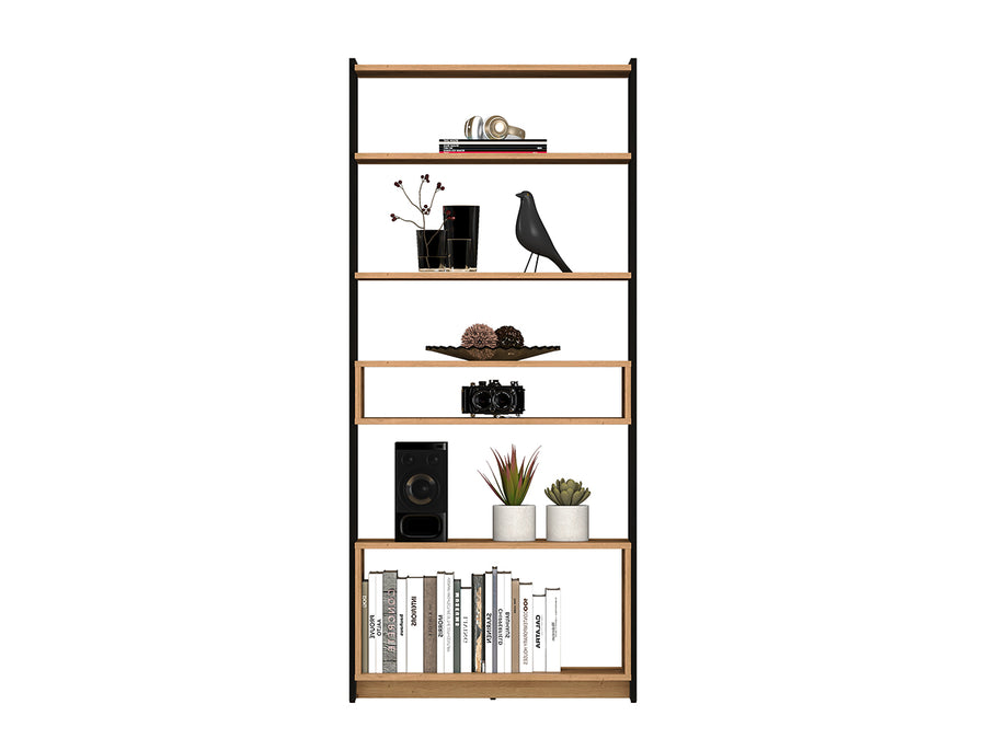 Regal – TRIS 04 – Großes Standregal mit Holzoptik