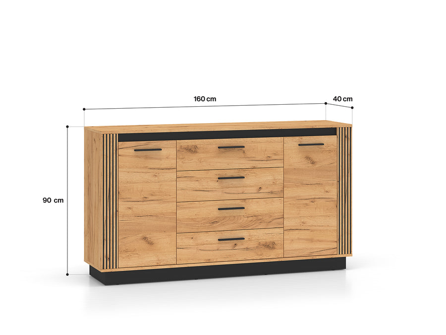 Kommode – URSO – Moderne Kommode mit Holzoptik