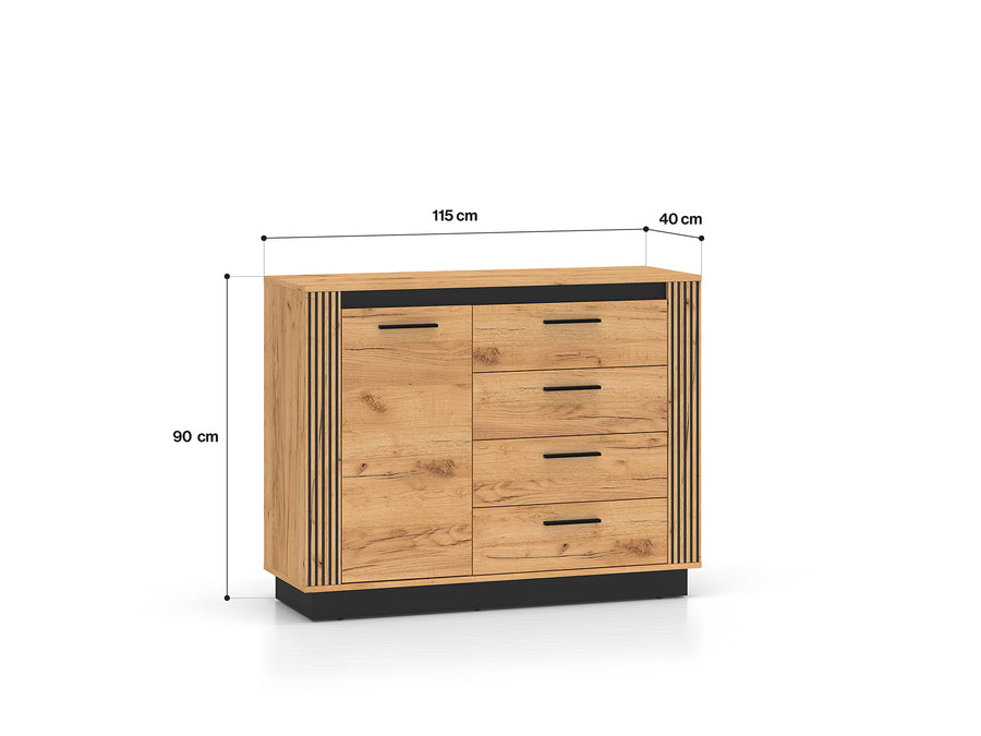Kommode – URSO – Moderne Kommode mit Holzoptik