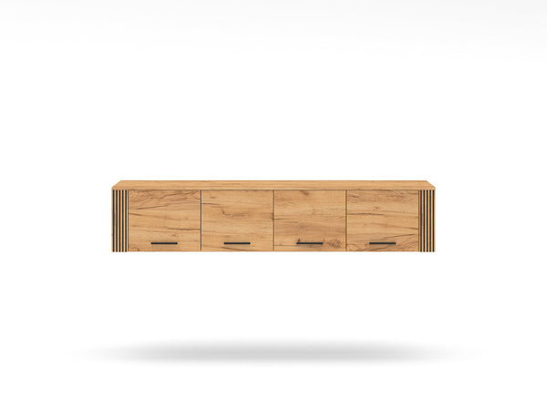 URSO 10-11 Aufsatzschrank Moderner Aufsatz mit Holzoptik