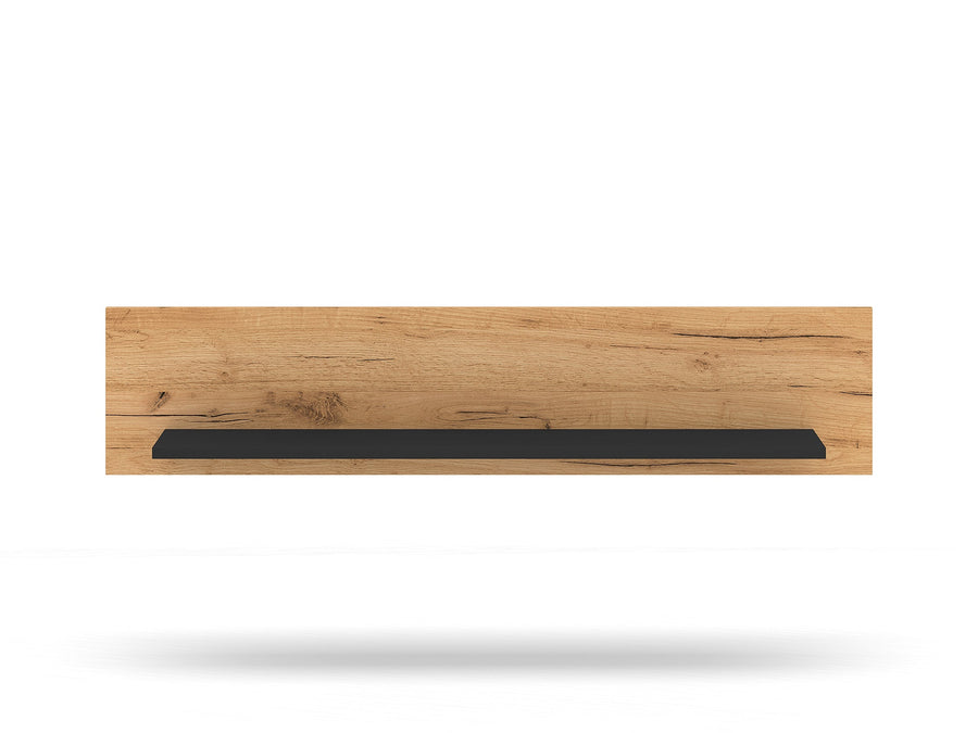 Wandregal – URSO 12 – Moderner Wand-Regalboden mit Holzoptik