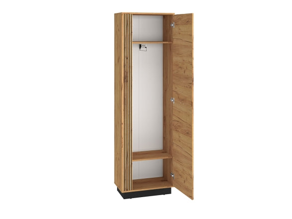 Kleiderschrank – VASCO 01 – Moderner Flurschrank mit Holzoptik