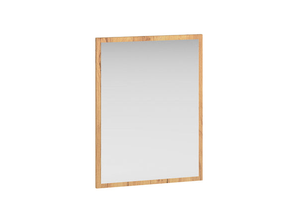 VASCO 09 Spiegel – 50 cm – Moderner Wandspiegel mit Gold Craft Oak Rahmen