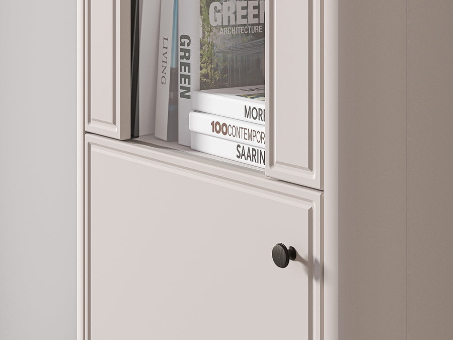 Vitrine – VILAVIO 01 – Elegantes Design mit sanften Rundungen
