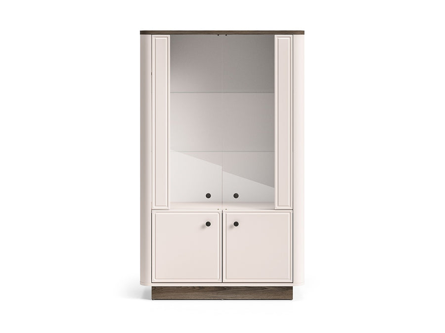 Vitrine – VILAVIO 02 – Elegante Präsentation mit abgerundeten Kanten