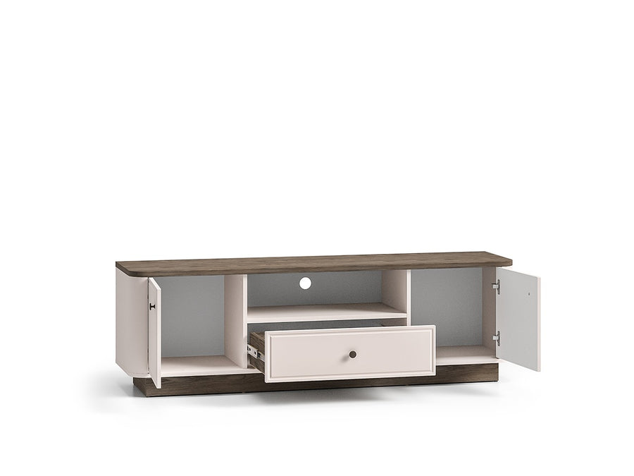 TV Lowboard – VILAVIO 05 – Elegantes Mediacenter mit sanften Rundungen