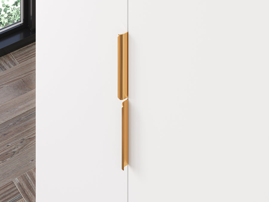 Kleiderschrank – VITERBO 01 – Moderner Drehtürenschrank mit Stauraum