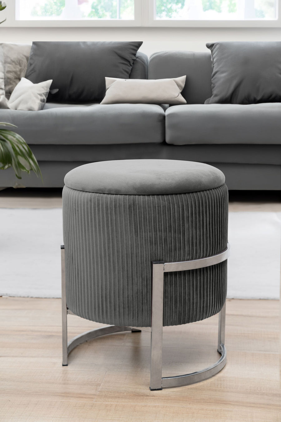Sitzhocker – PORTO – Modernes Design mit praktischem Stauraum