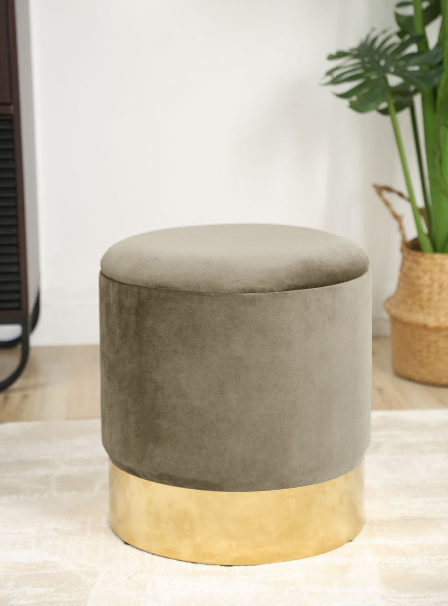 Sitzhocker – GOLDEN – Elegantes Design mit praktischem Stauraum