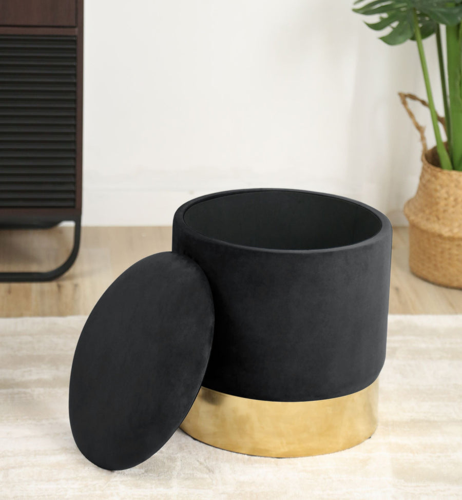 Sitzhocker – GOLDEN – Elegantes Design mit praktischem Stauraum