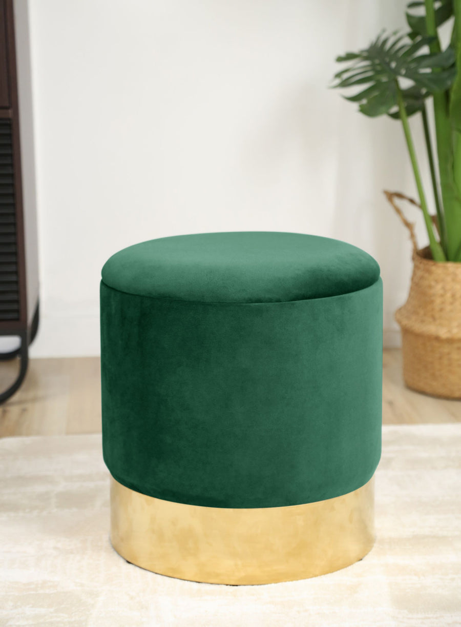 Sitzhocker – GOLDEN – Elegantes Design mit praktischem Stauraum