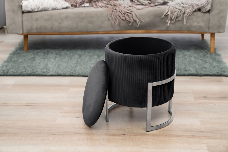 Sitzhocker – PORTO – Modernes Design mit praktischem Stauraum