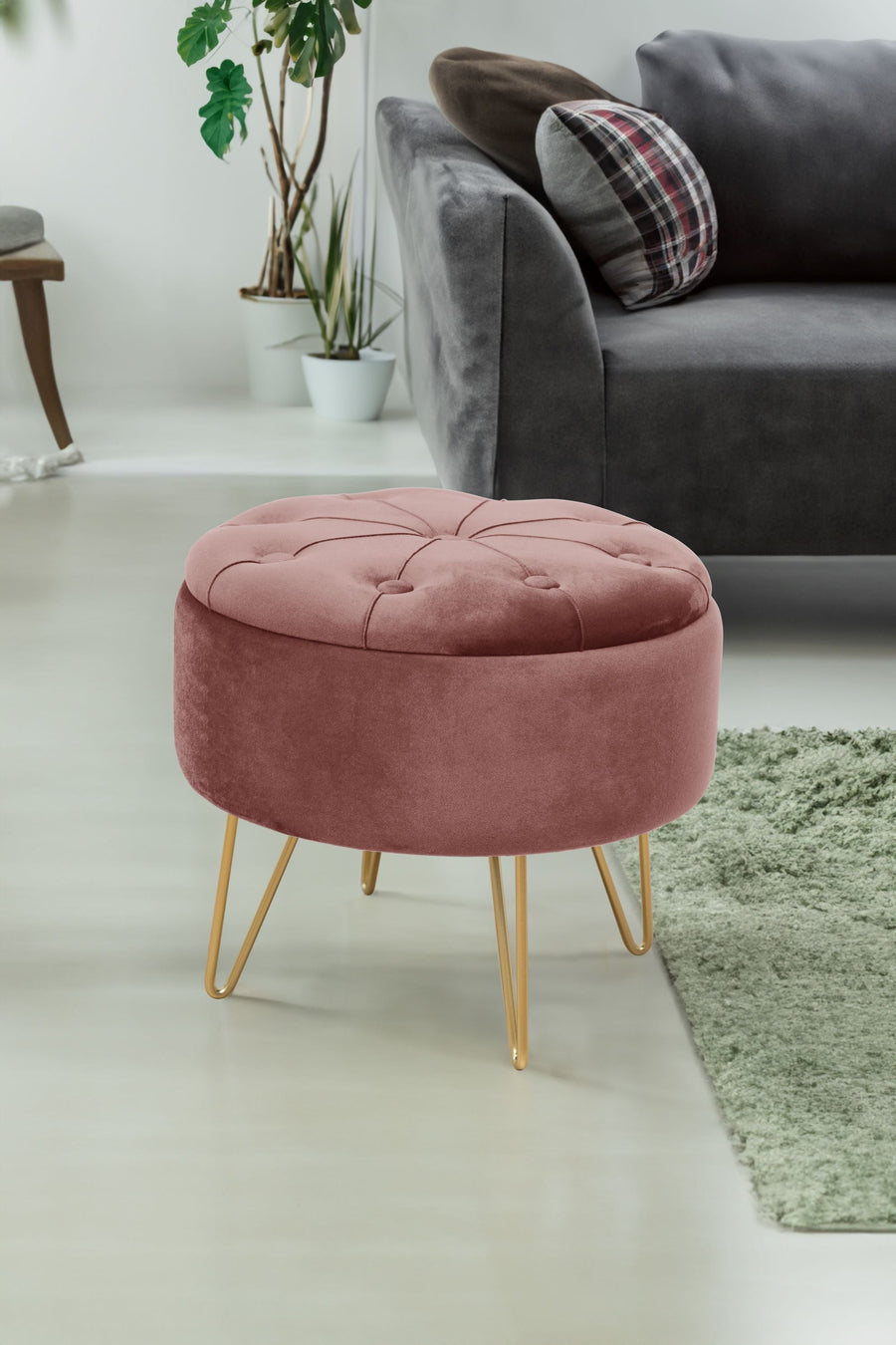 Sitzhocker – CARO – Elegantes Design mit praktischem Stauraum