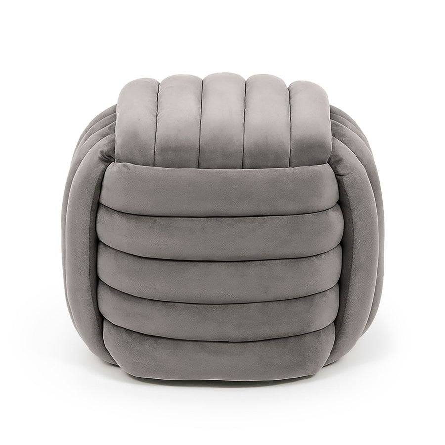 Sitzhocker – NILO – Stilvoller Flechtpouf für modernes Wohnen